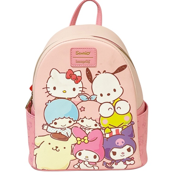 Loungefly Handbags - Loungefly‎ Hello Kitty And Friends Pink Mini Backpack NEW